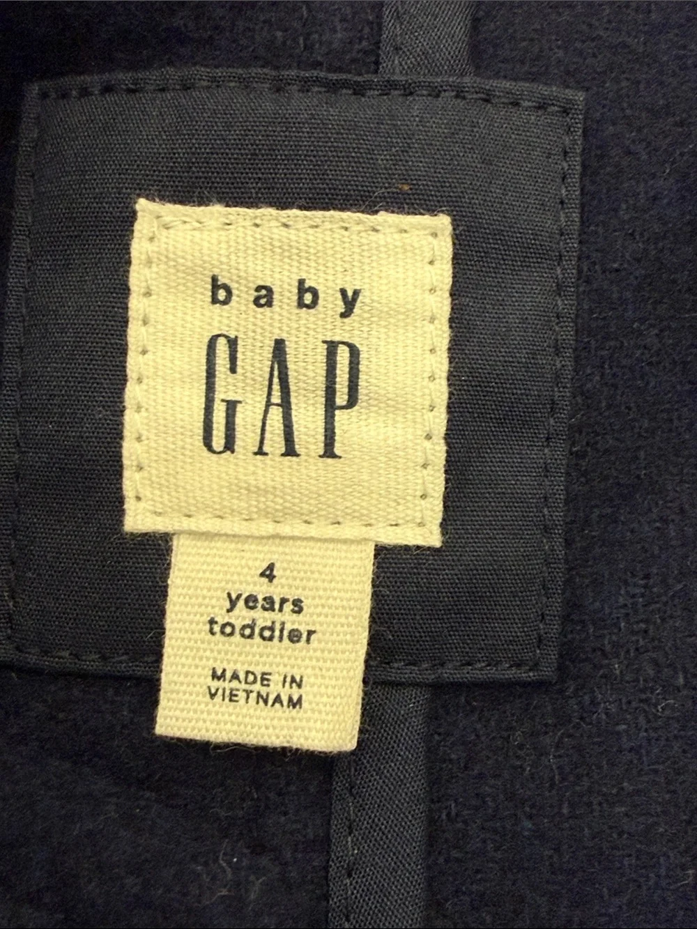 Gap wool jacket size 4 Years